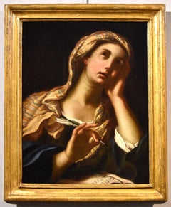 Portrait Sibyl Lady Zanotti Paint Oil on canvas Old master 18th Century Italian