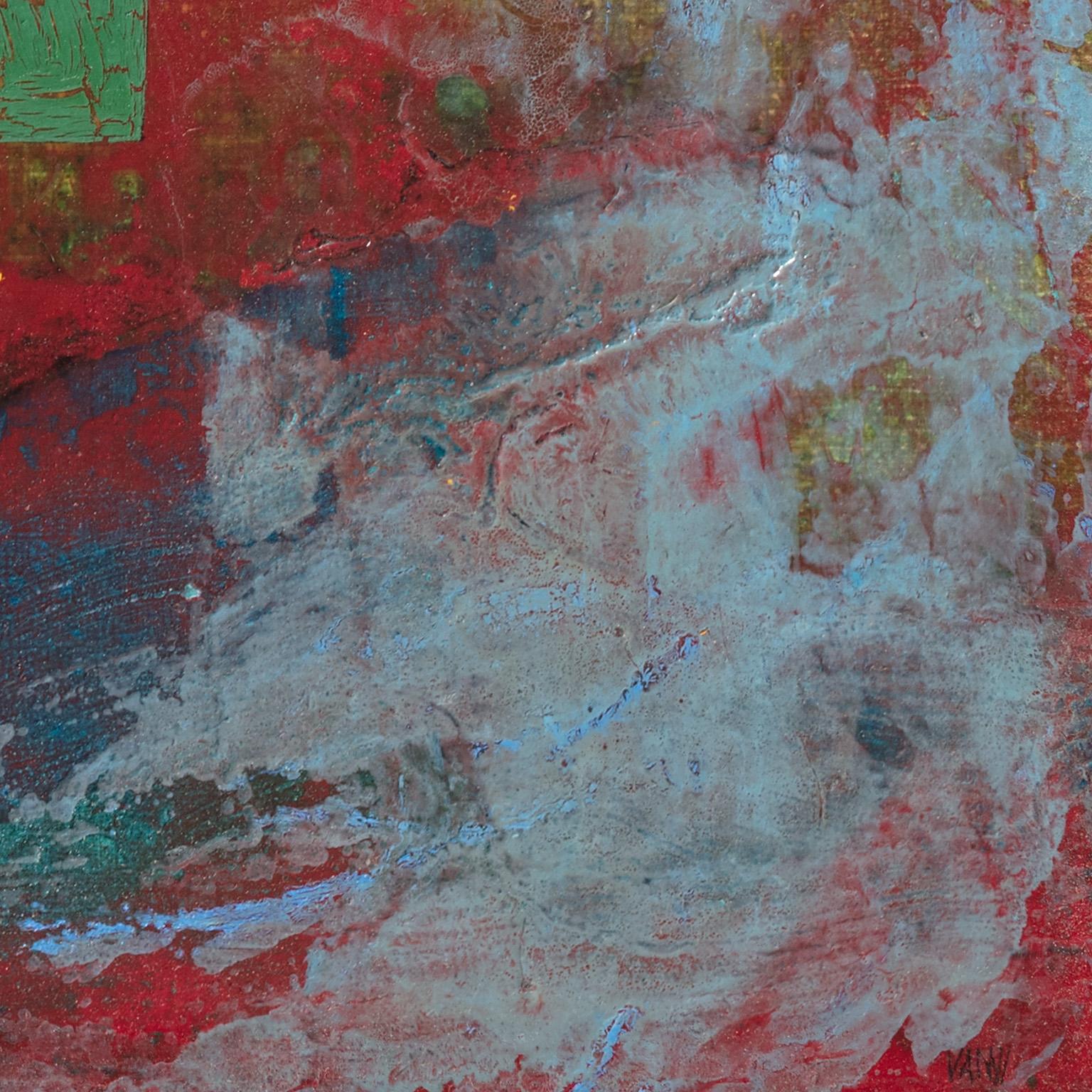 Cardinal Points II - Abstract Painting by Gian Berto Vanni