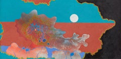 Caribbean Nights - Surrealist Landscape Oil Painting