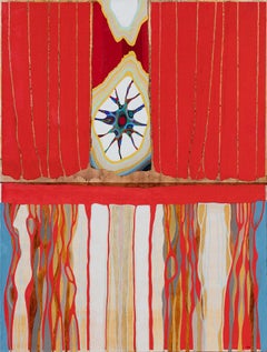 Kingdom of Cadmium - Abstract Red Oil Painting