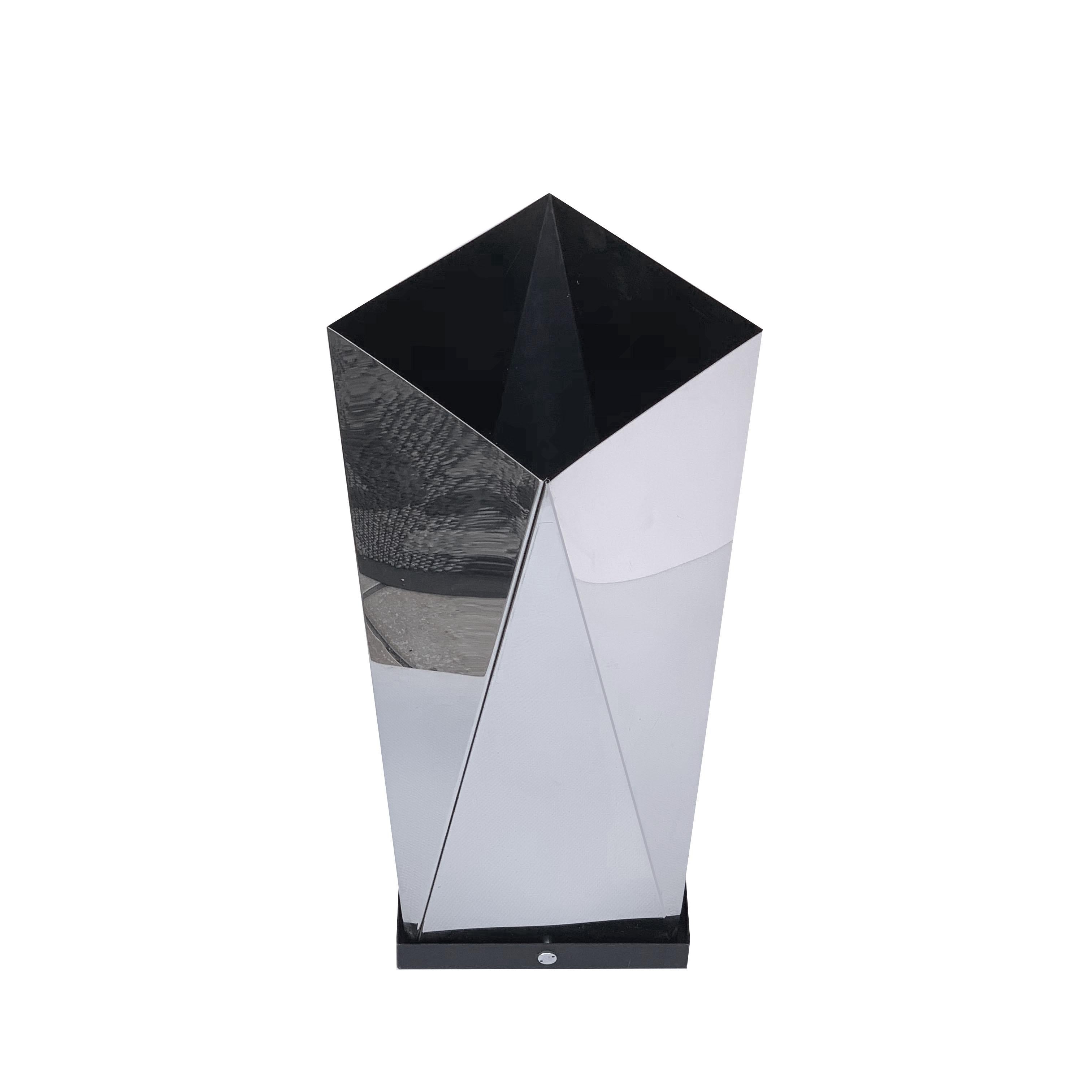 Gian Casè for Robots Modernist Steel Umbrella Stand, Italy, 1970s In Good Condition In Roma, IT