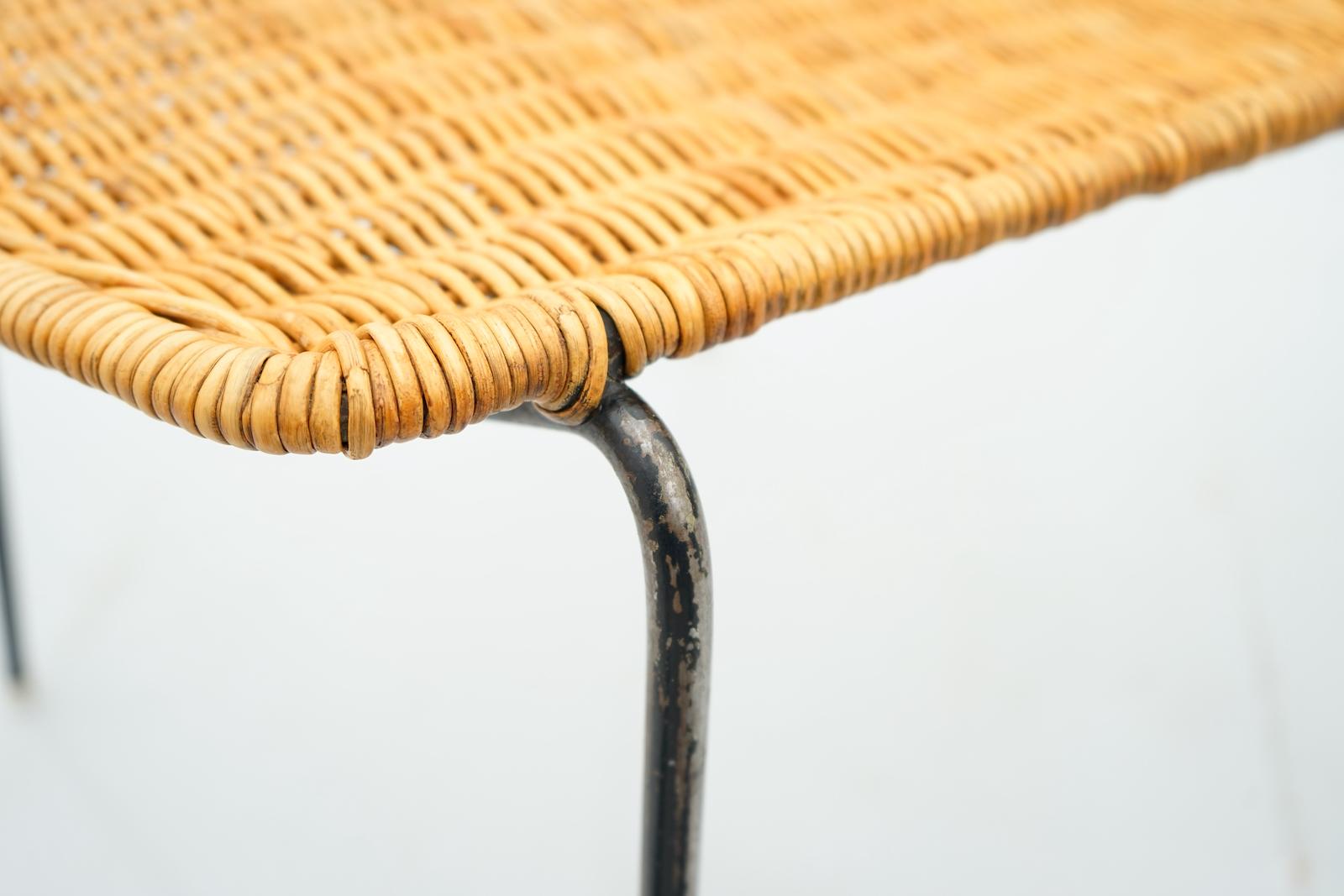 Mid-20th Century 1x Gian Franco Legler Basket Chair, Switzerland, 1950s For Sale