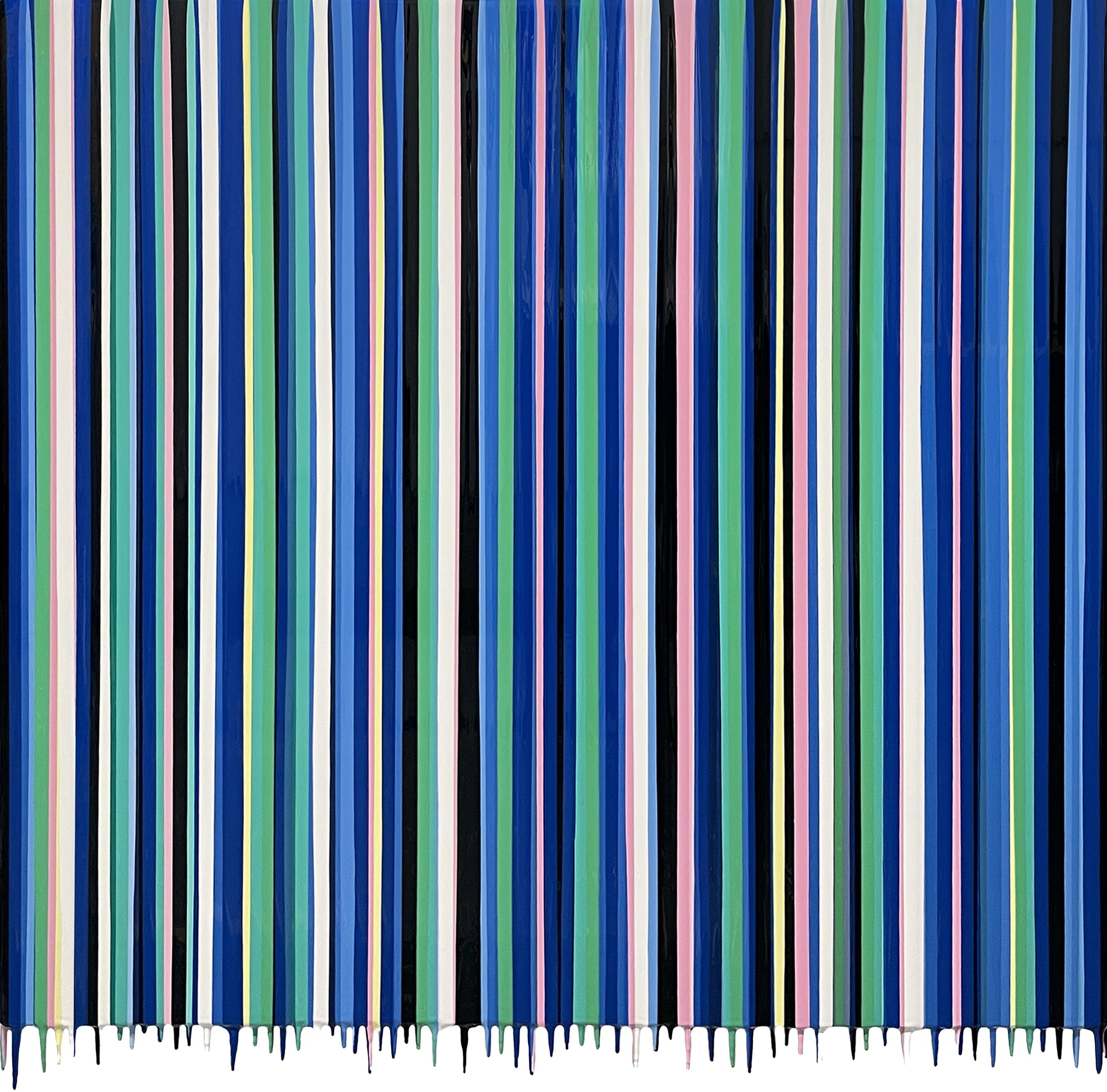 Abstract Painting de Gian Garofalo - En la línea del bosque, Técnica mixta