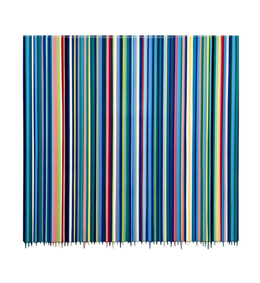 "That's the Way " Colorful Stripe Painting by Gian Garofalo 