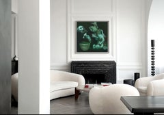 Old Master - 10M- contemporary and classic painting, elegant and strong subject