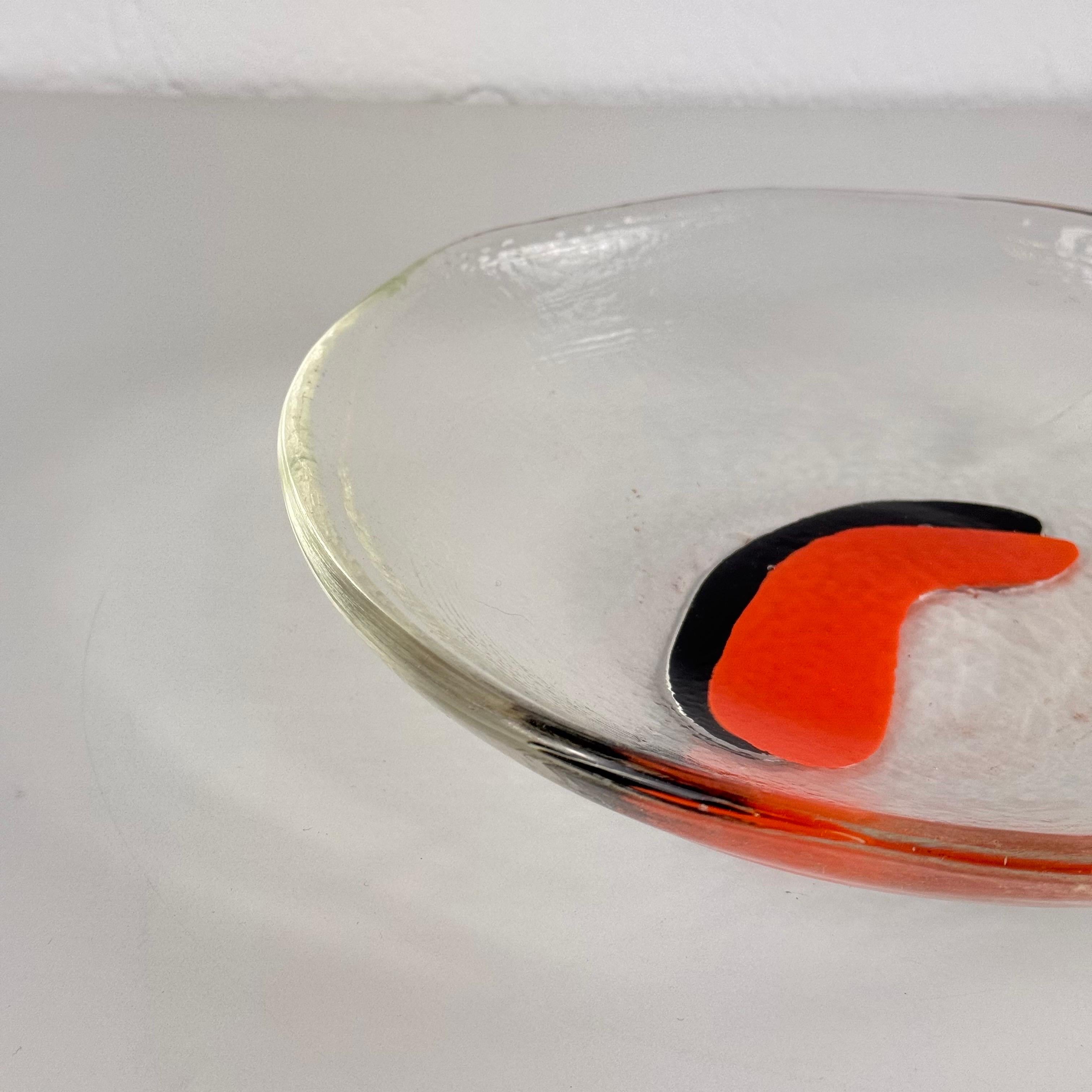 Centro de mesa de cristal de Murano Gian Maria Potenza para La Murrina, Firmado, años 70 Italiano en venta