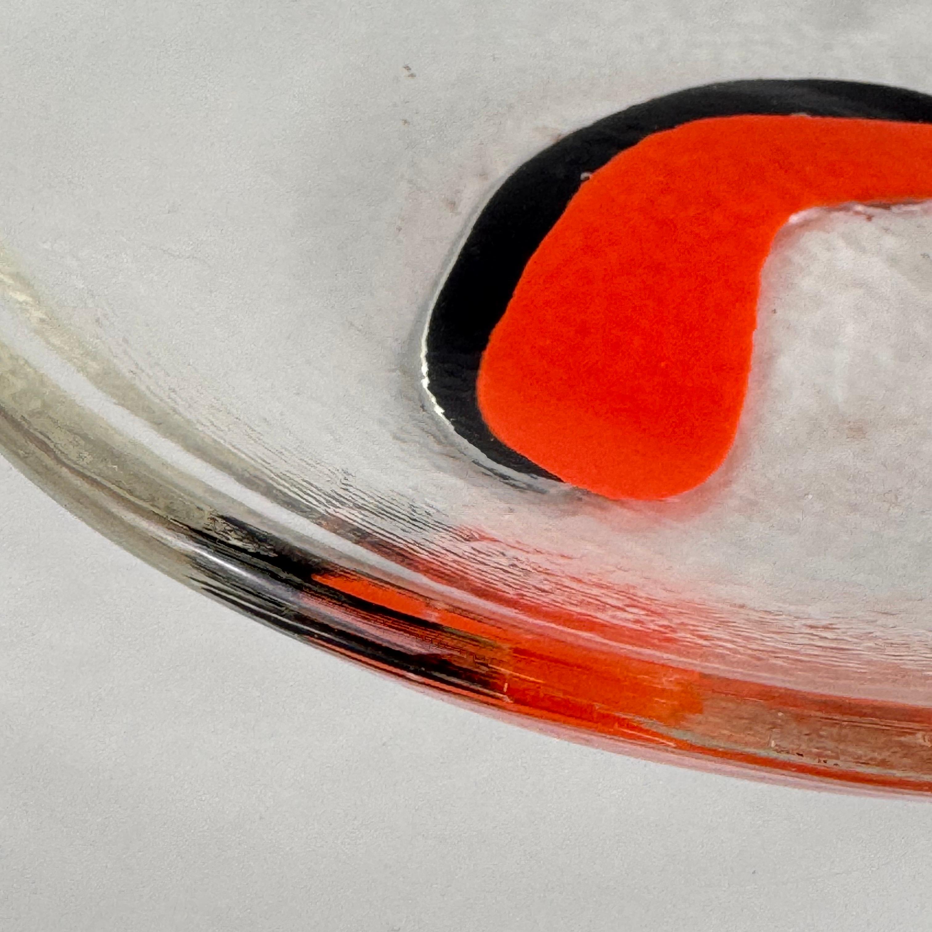 Centro de mesa de cristal de Murano Gian Maria Potenza para La Murrina, Firmado, años 70 en Bueno estado para la venta en Bagnolo Mella, Brescia