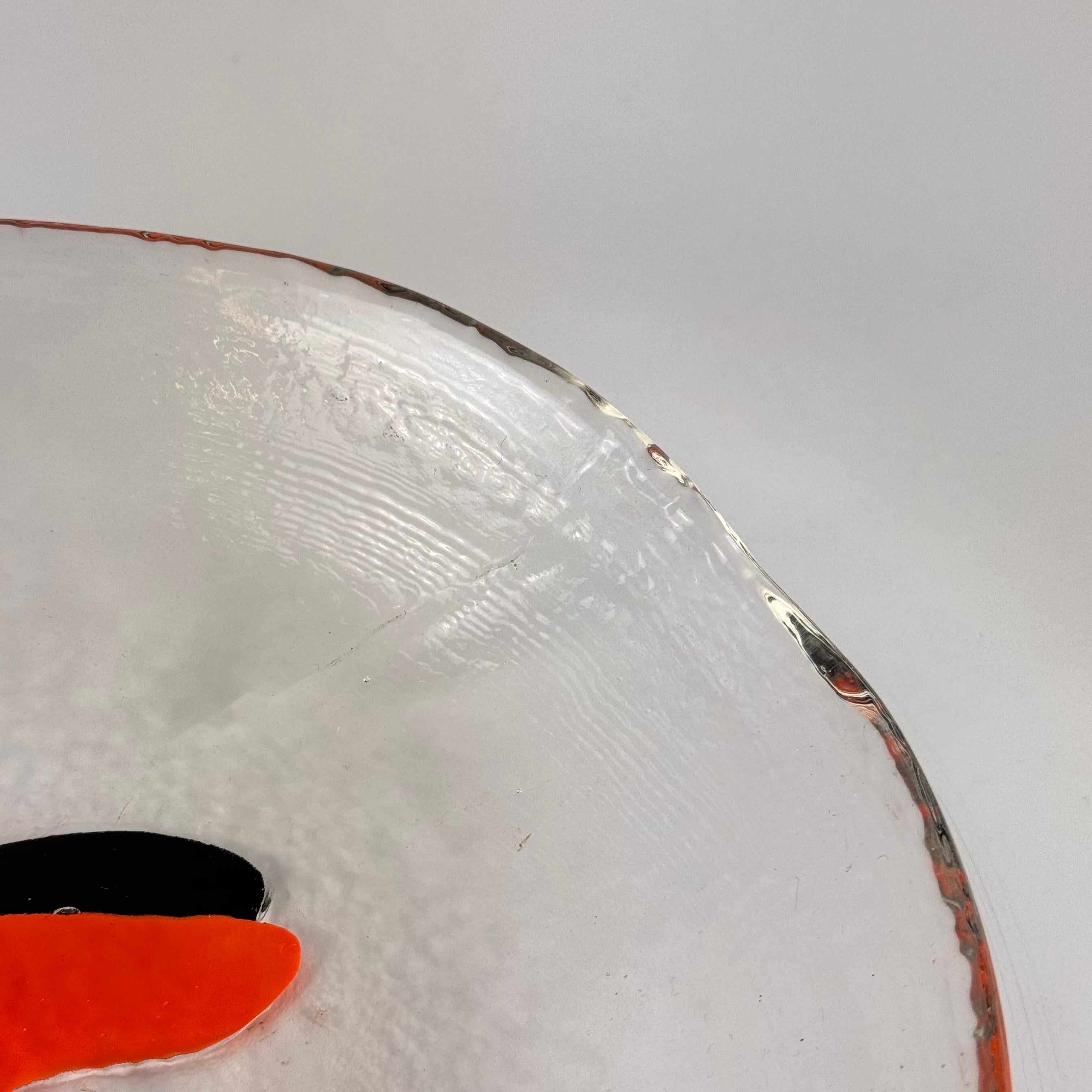 Centro de mesa de cristal de Murano Gian Maria Potenza para La Murrina, Firmado, años 70 Vidrio artístico en venta