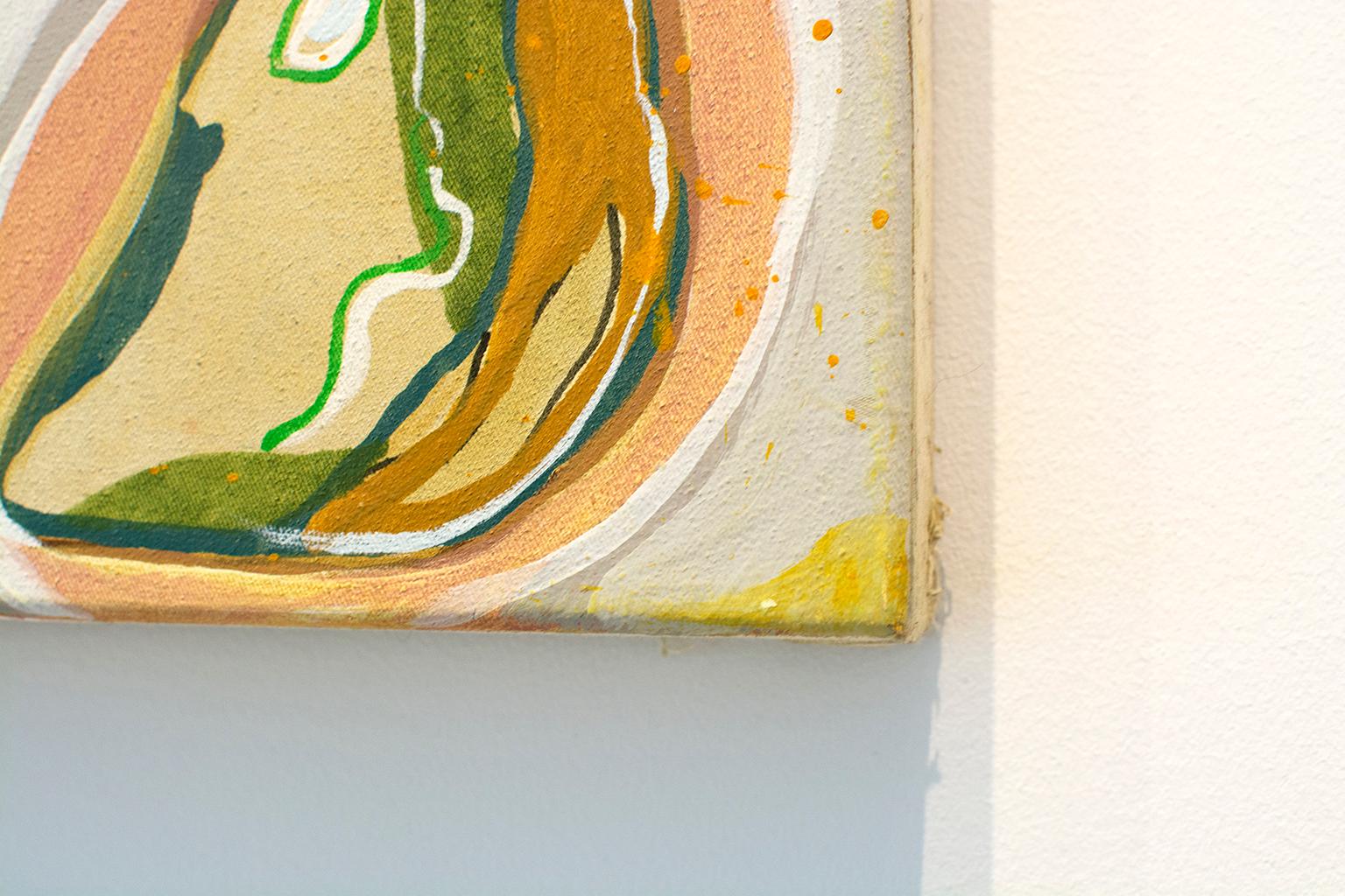 Sans titre - peinture, contemporaine, techniques mixtes, jeune artiste, italienne, terreuse - Contemporain Painting par Gian-Martino Cecere