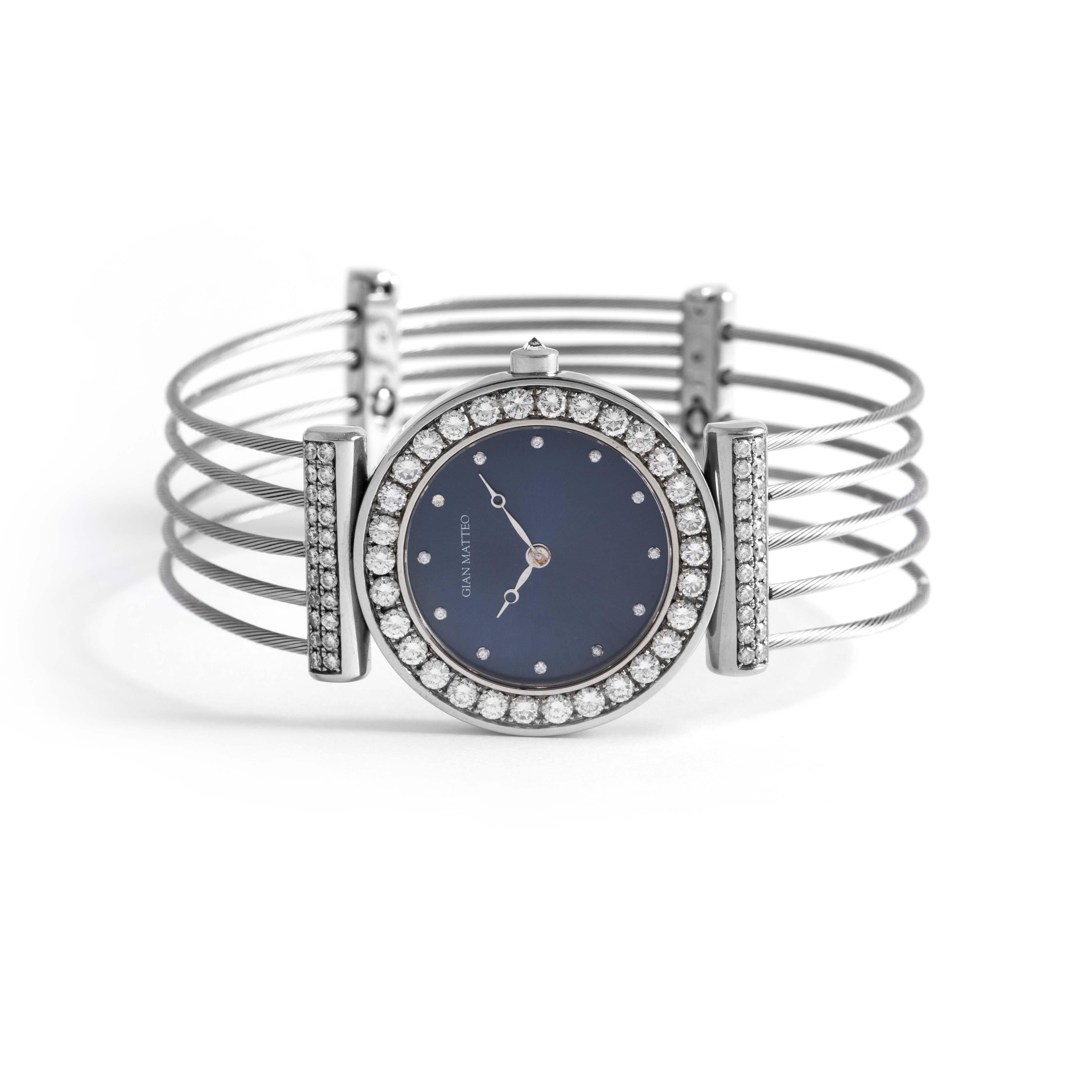 Gian Matteo, Zehn Diamant-Armbanduhren für Damen oder Herren im Angebot