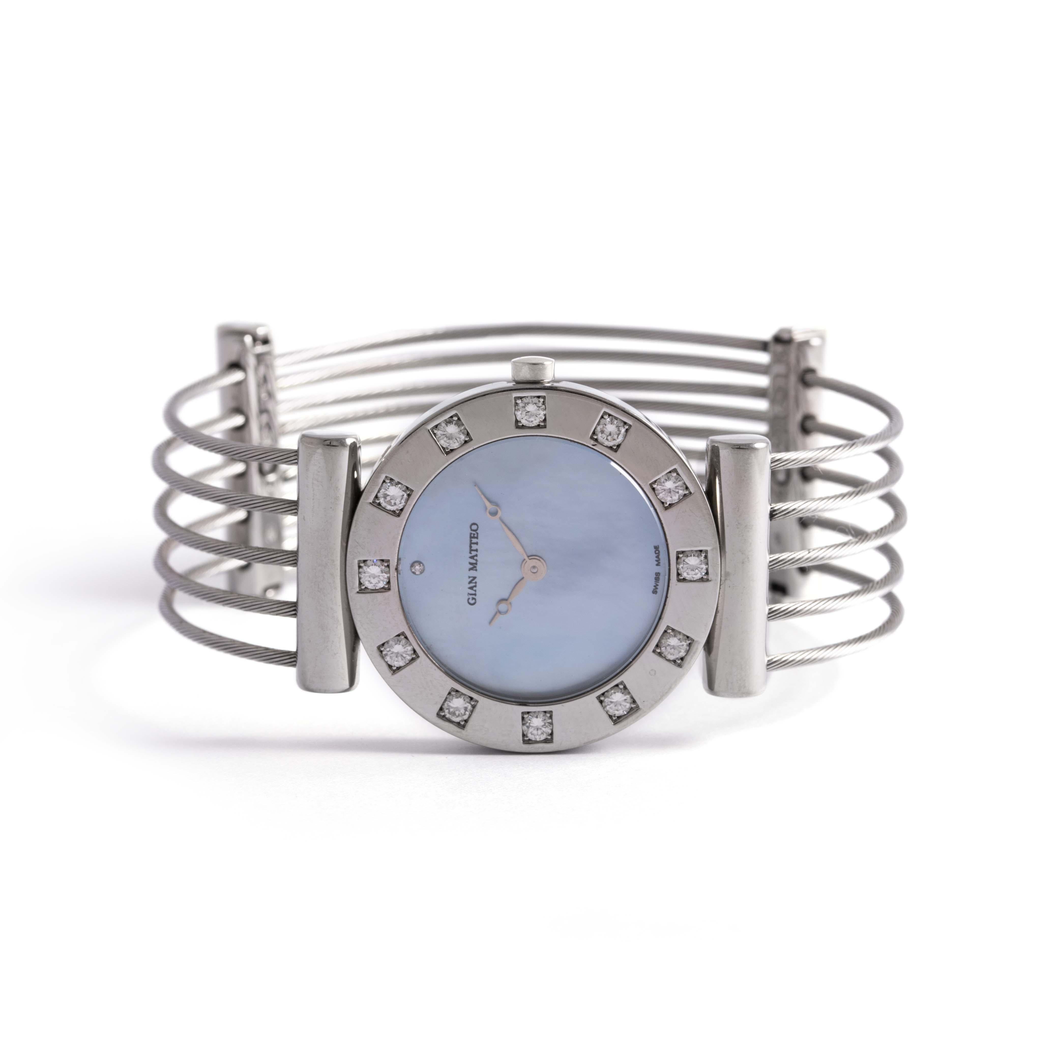 Gian Matteo, Zehn Diamant-Armbanduhren im Angebot 3