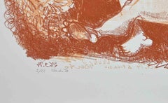 Homage to Picasso - Lithograph by Gian Paolo Berto - 1974