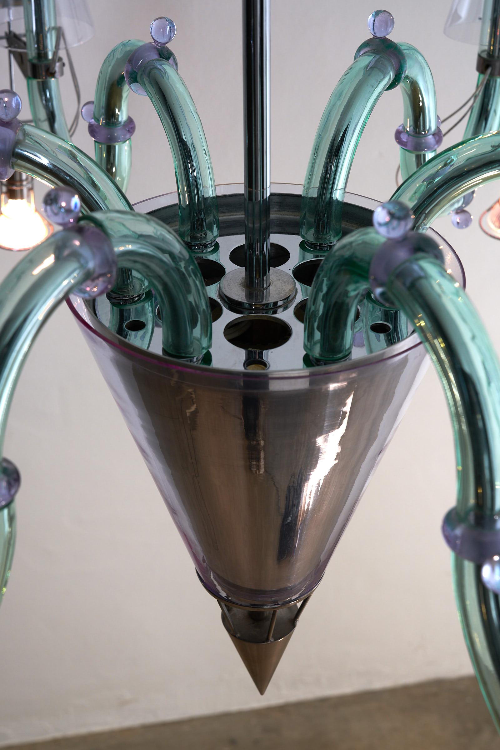 Gian Paolo Canova, Carlo Moretti Lampadario in vetro di Murano in vendita 8