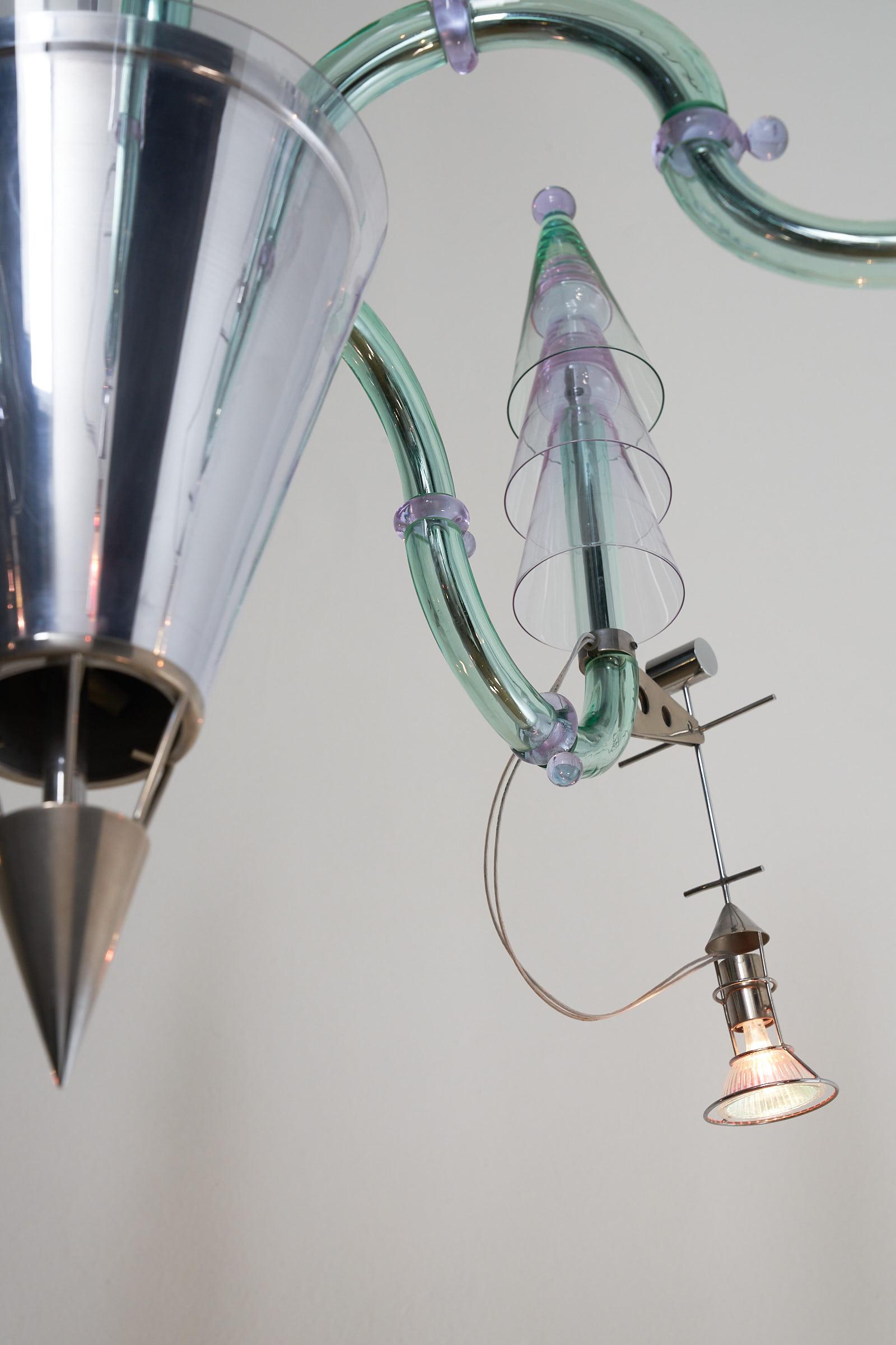 Gian Paolo Canova, Carlo Moretti Lampadario in vetro di Murano in vendita 9