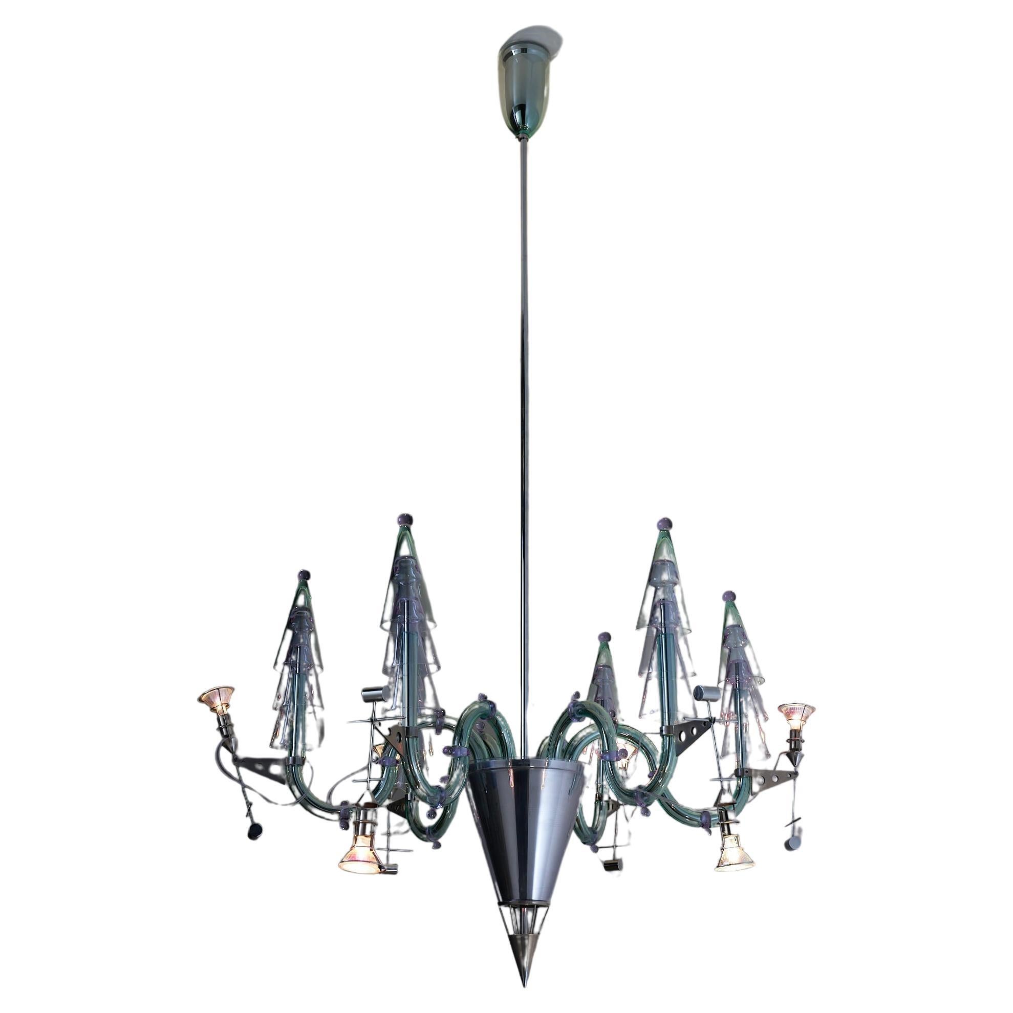 Gian Paolo Canova, Carlo Moretti Lampadario in vetro di Murano