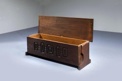 Gian Paolo Zaltron, Wooden chest, Italy, 1960s