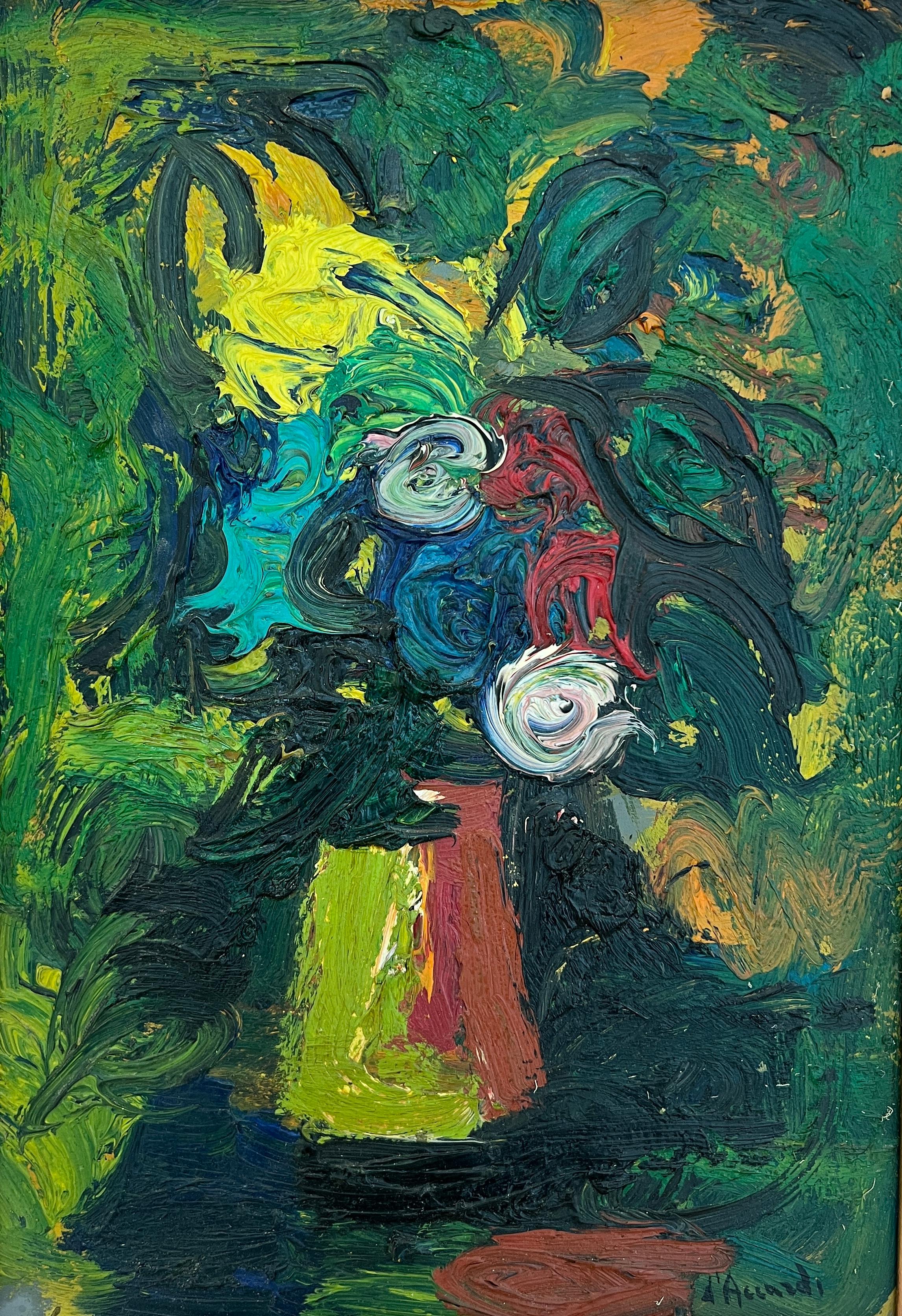 Still-Life Painting de Gian Rodolfo D'Accardi - Flores