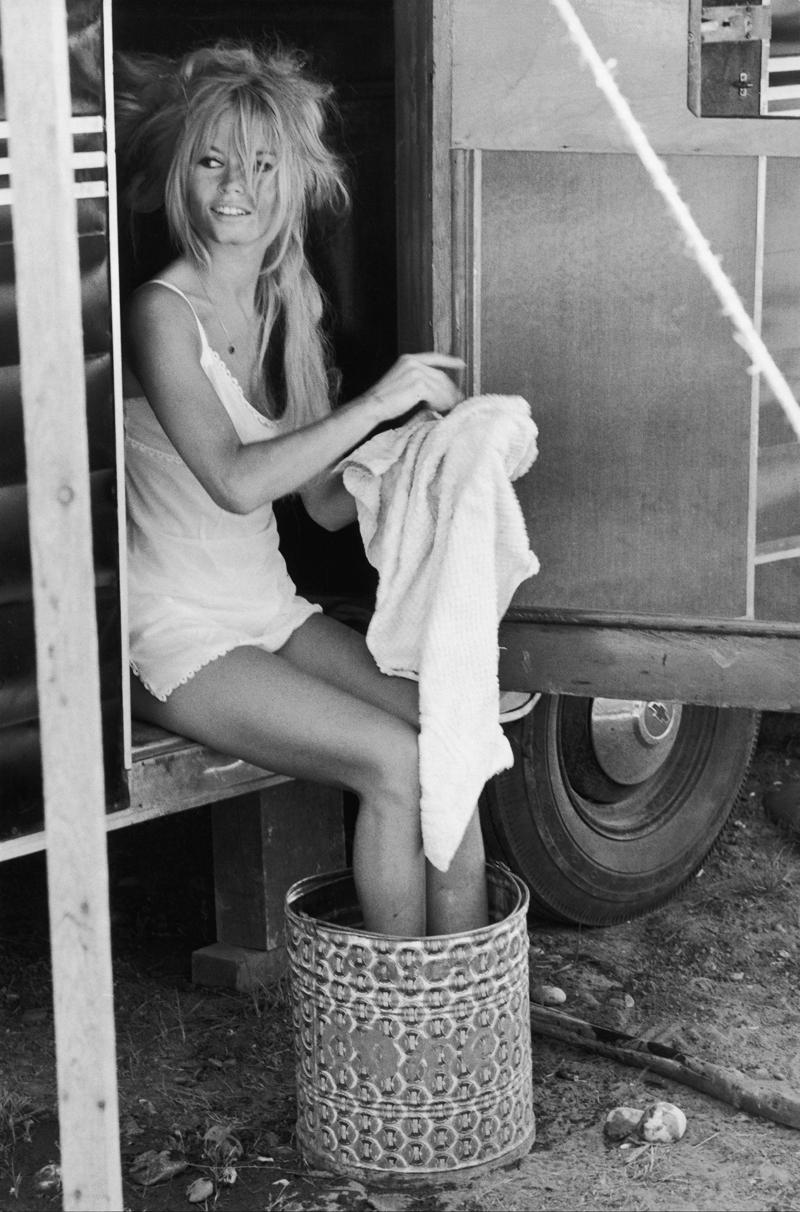 Giancarlo Botti Portrait Photograph - 'Bardot Cleans Up' Brigitte Bardot 