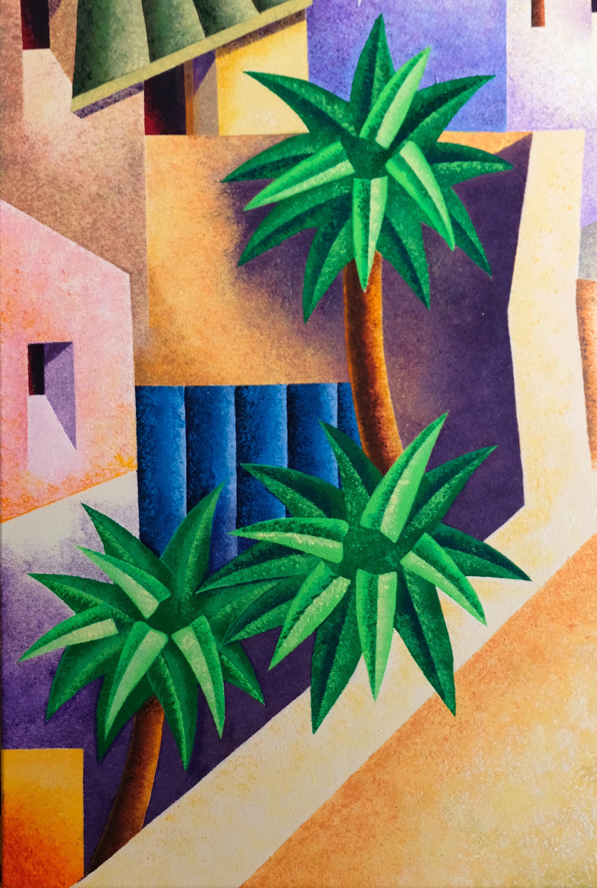 All'orizzonte - Painting by Giancarlo Colombo