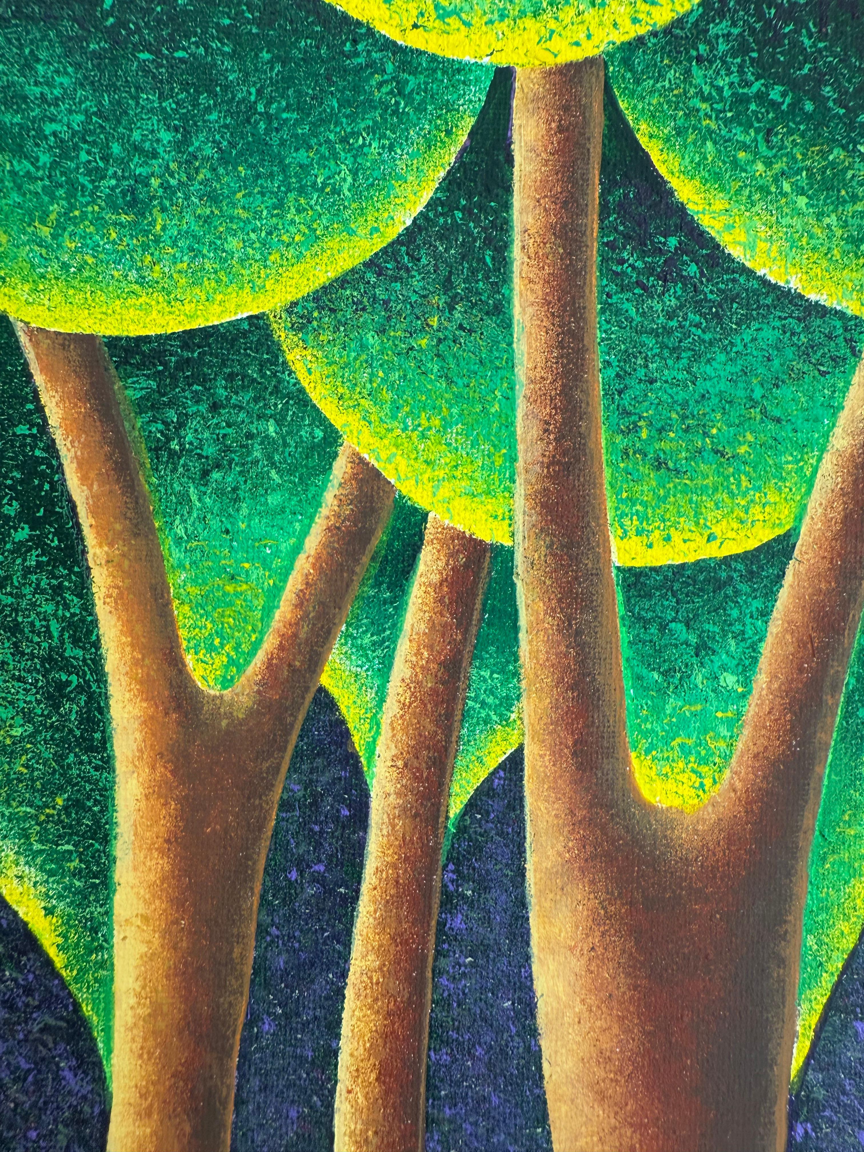 Paesaggio dialogante - Painting by Giancarlo Colombo