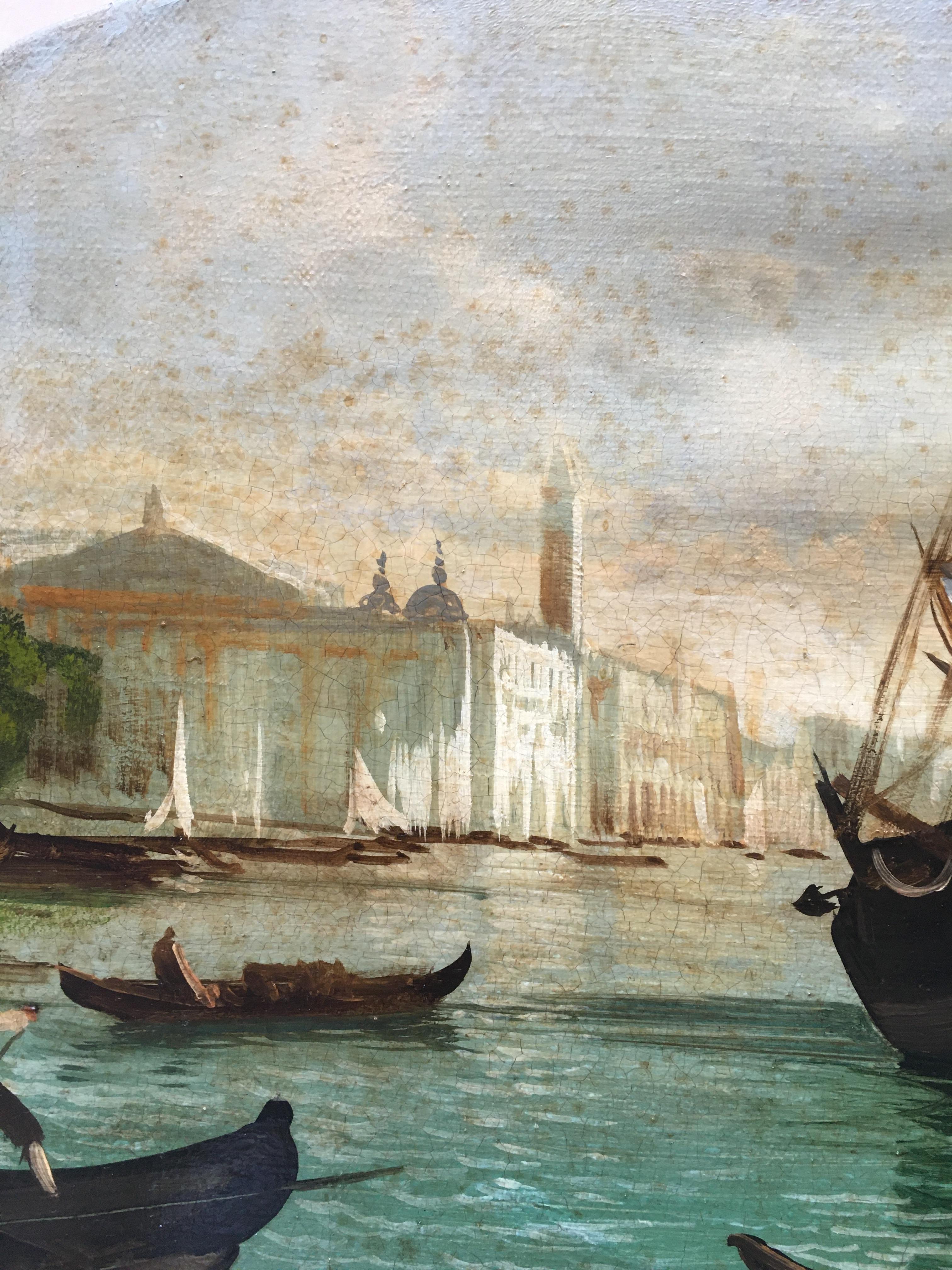 VENICE - Gianluca Gorini - Peinture de paysage italien à l'huile sur toile en vente 4