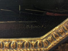 VENICE – In der Art von Canaletto – Italienische Landschaft, Öl auf Leinwand, Gemälde