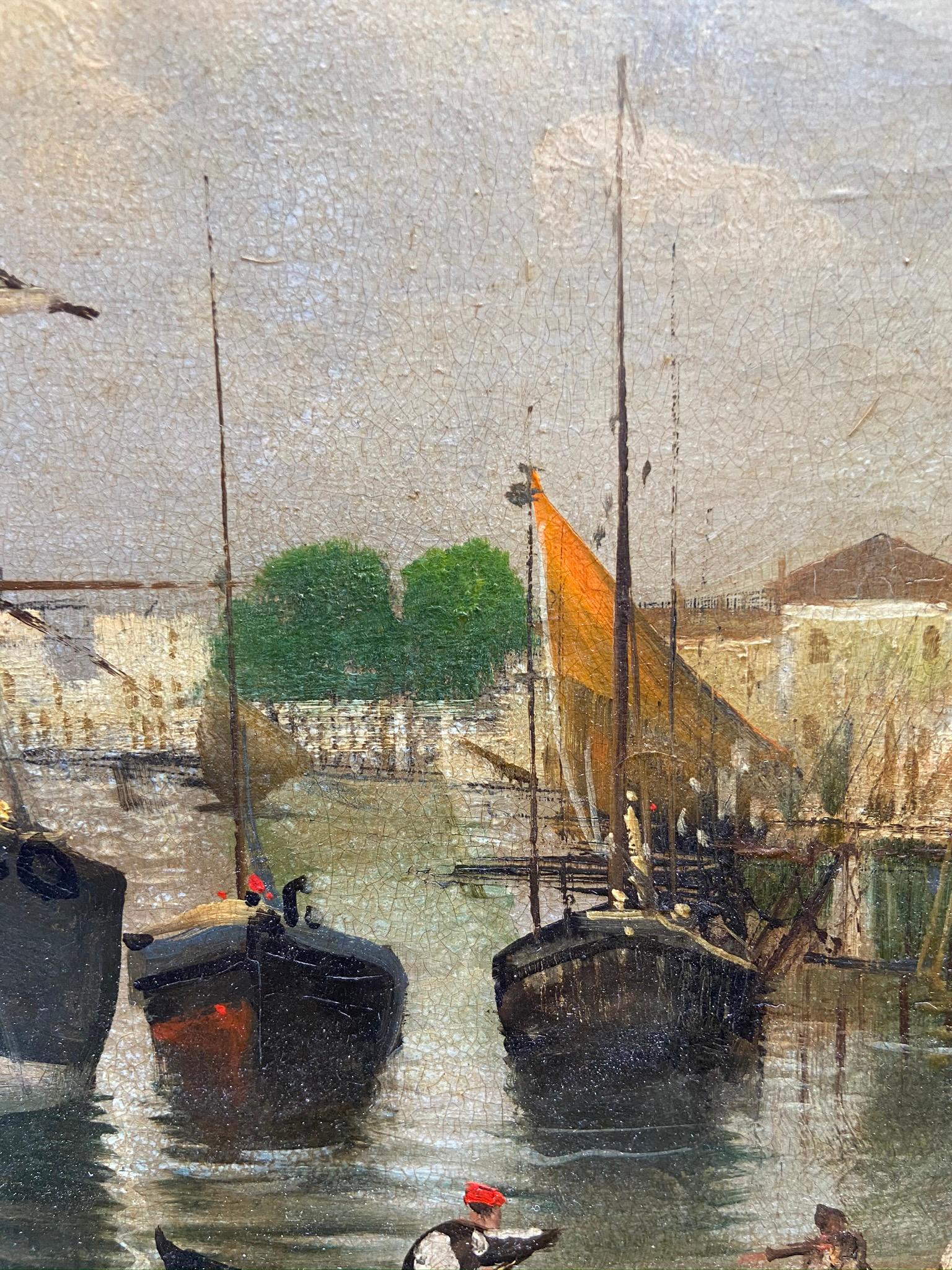 VENICE - Peinture à l'huile sur toile - paysage italien en vente 8