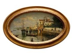 VENICE - Italian Landscape Oil on Canvas Painting