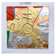 Abstrakt, Arte povera, expressionistische Werke „Labarum“ Symbole des Abstrakten