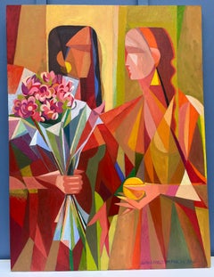 Beautiful oil painting "a bouquet" by Giancarlo Impiglia