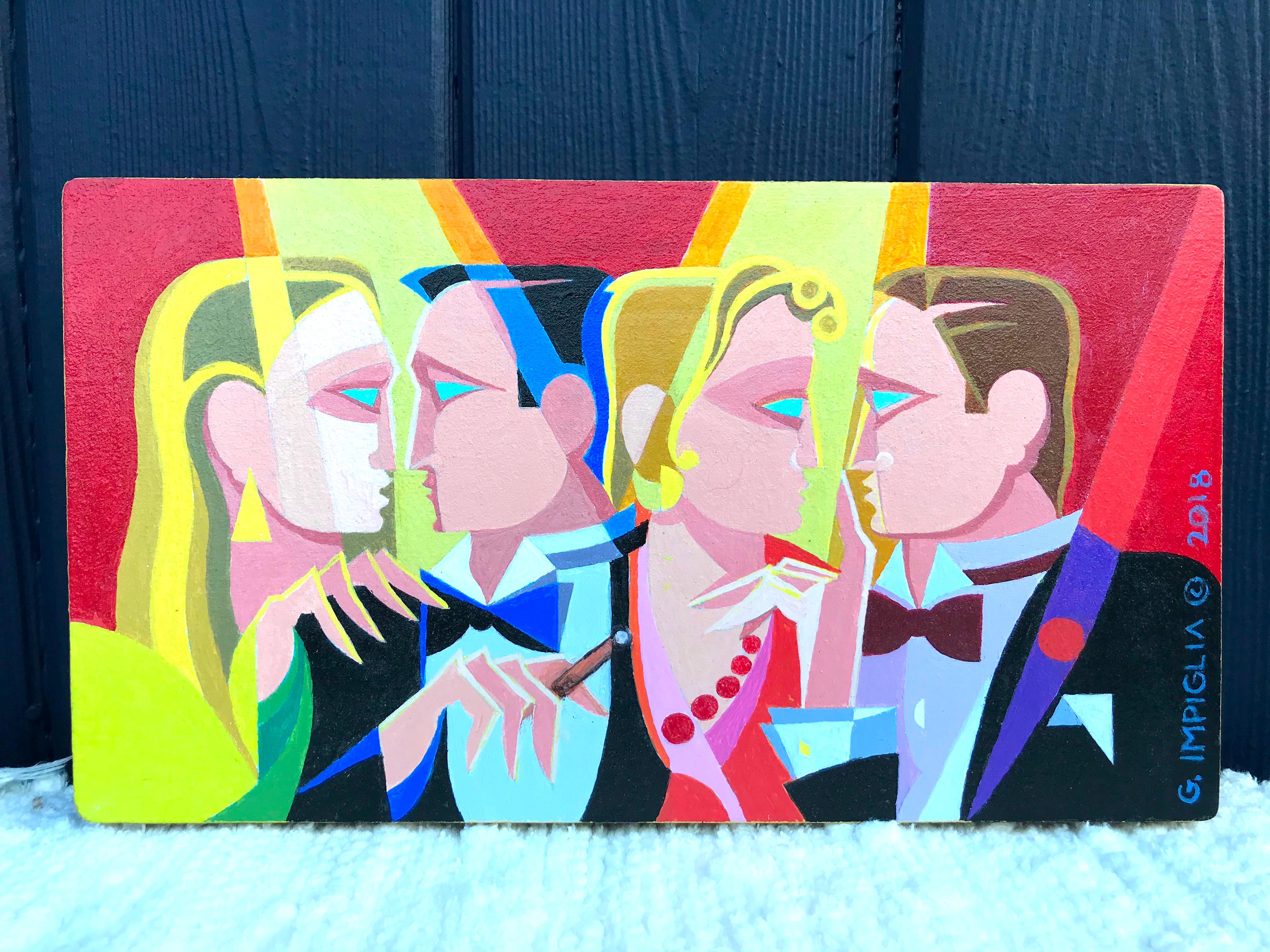 painted cigar boxes