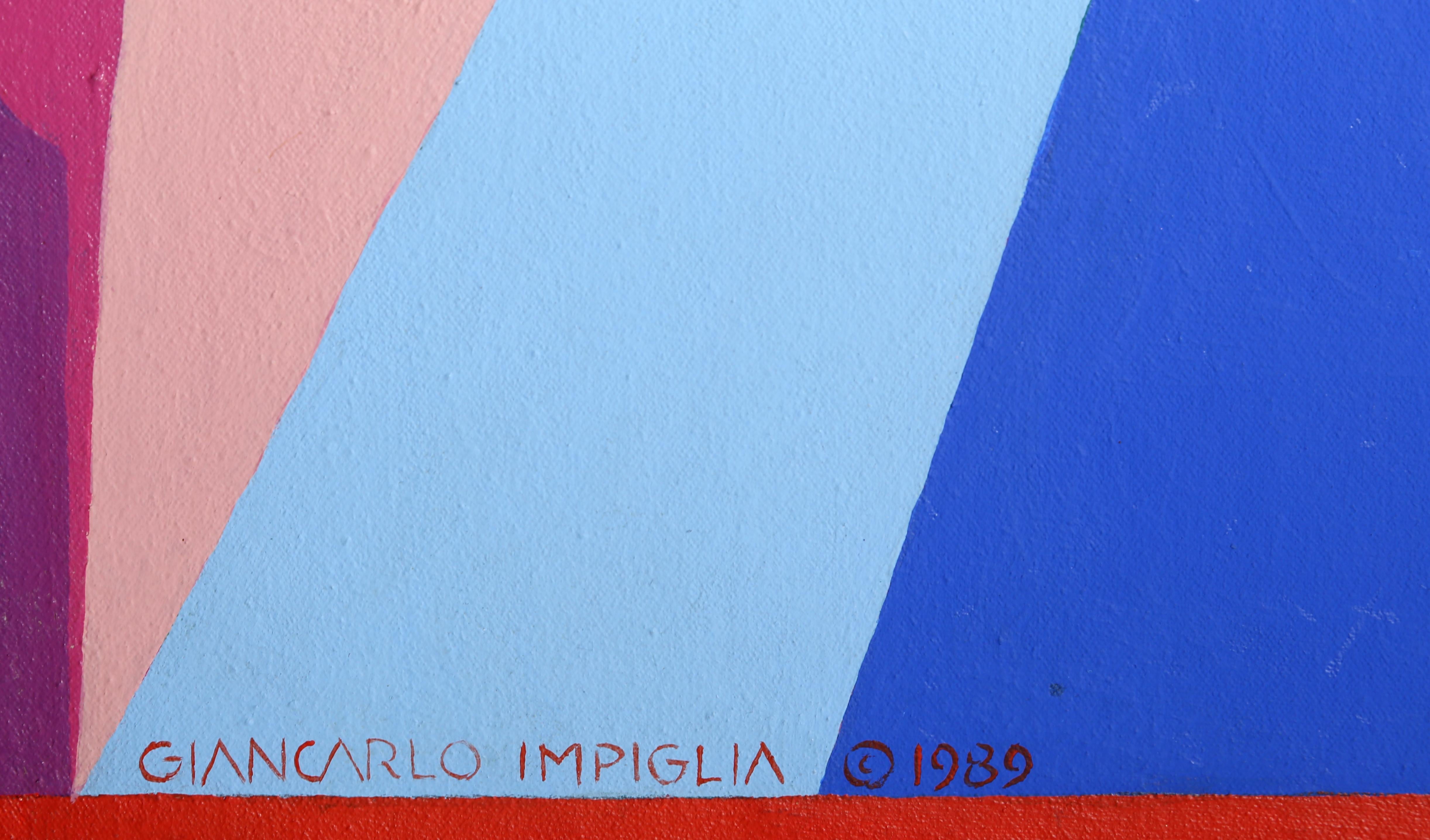 Figure Multiple - Art déco Painting par Giancarlo Impiglia