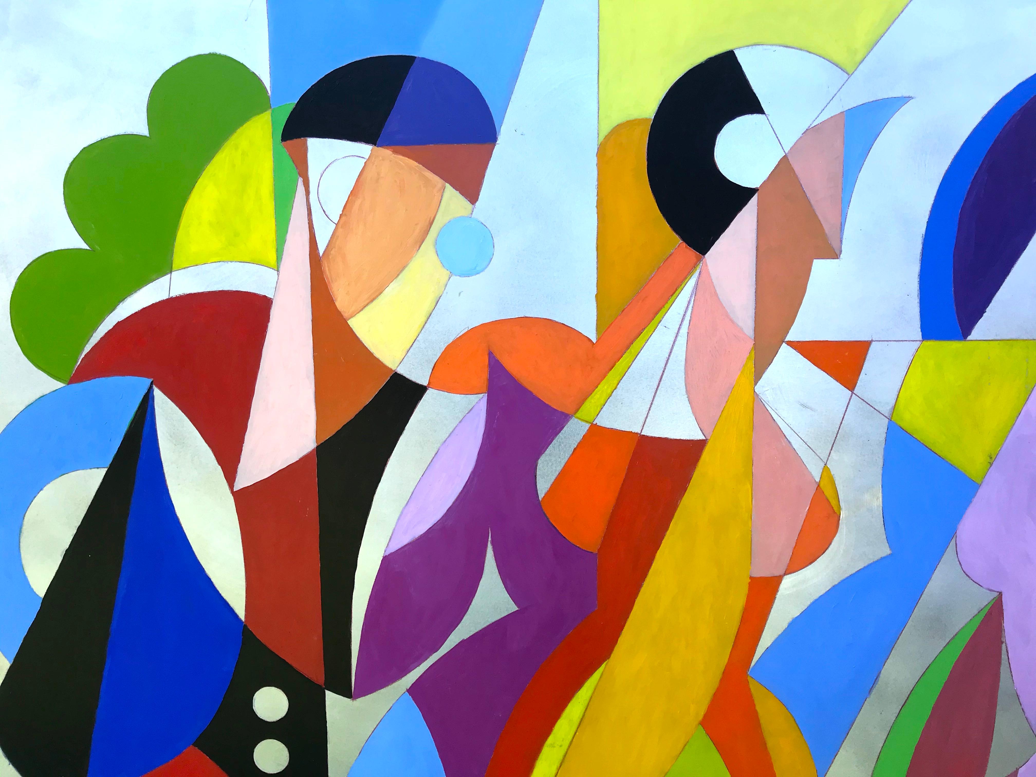 Figurative, pop art oil painting, 