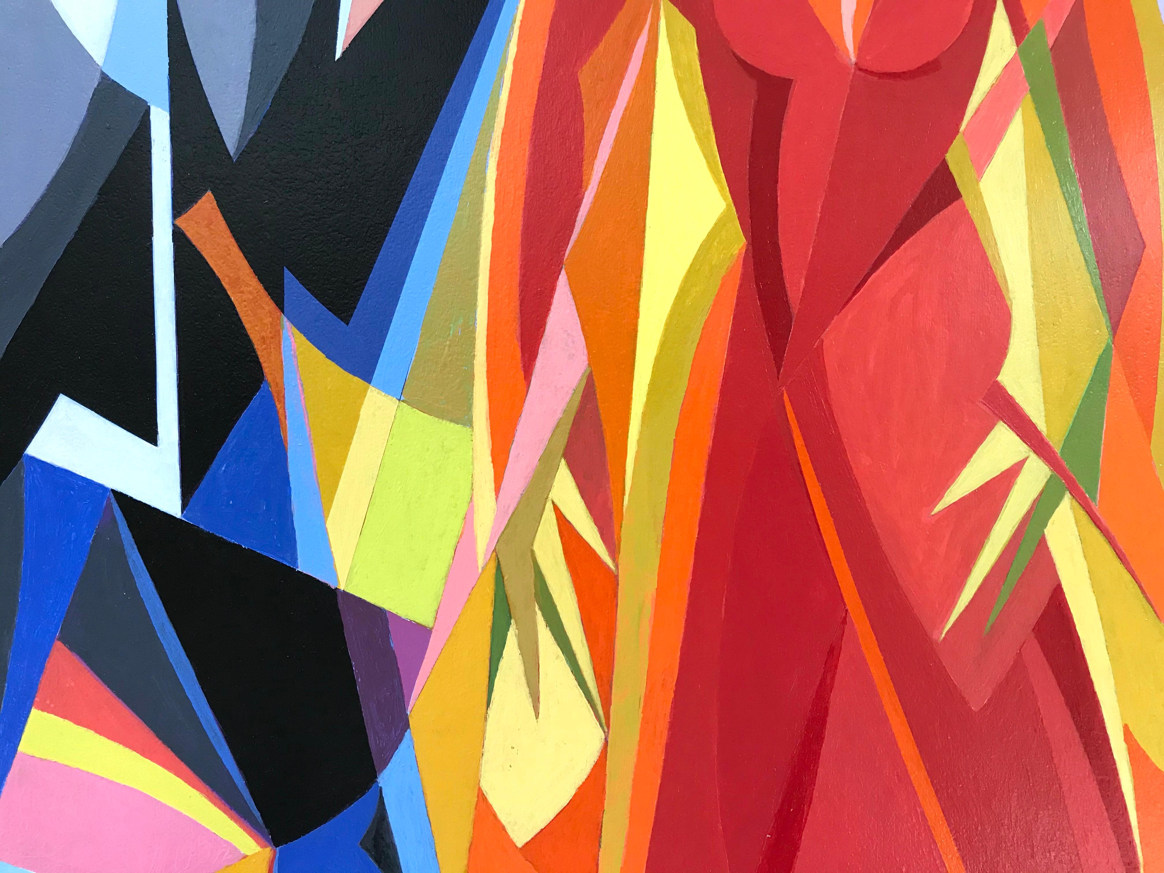 Continua a ballare - Abstract Painting Marrone di Giancarlo Impiglia
