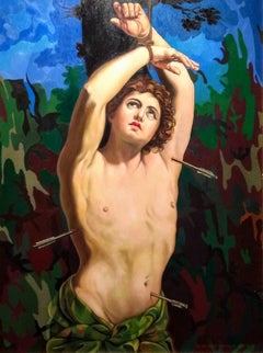 Neoclassical, renaissance, Biblical, St Sebastian "Martyrdom" (After Guido Reni)