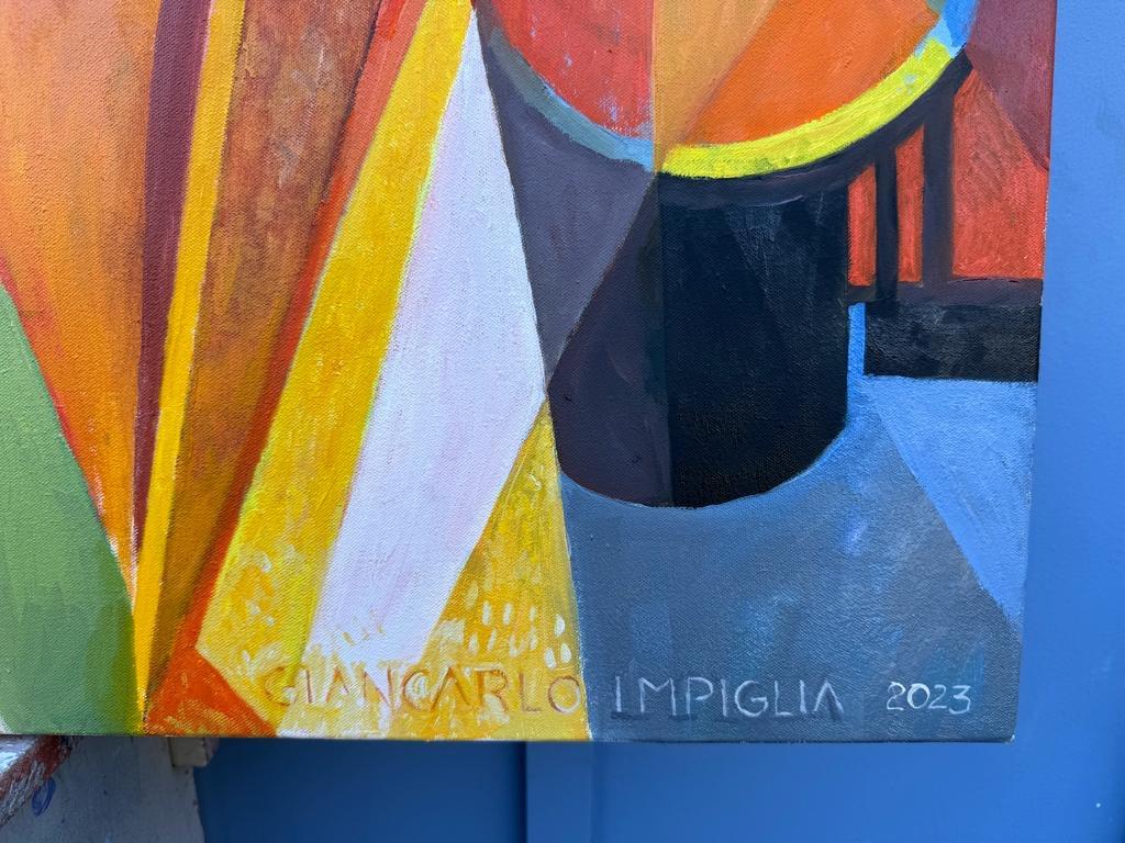 Original Impiglia painting, acrylic on canvas, 