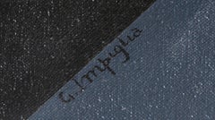 Pulcinella, Óleo Art Decó original de Giancarlo Impiglia