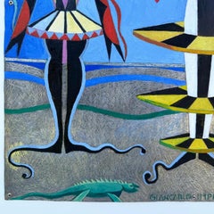 Surreal modernist work, Far, Far Away by Impiglia