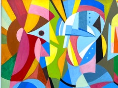 Futurist and cubist work "The Legacy of Futurism" by iconic artist Impiglia