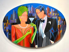 Romantic oil painting "The Proposal" by iconic artist Impiglia