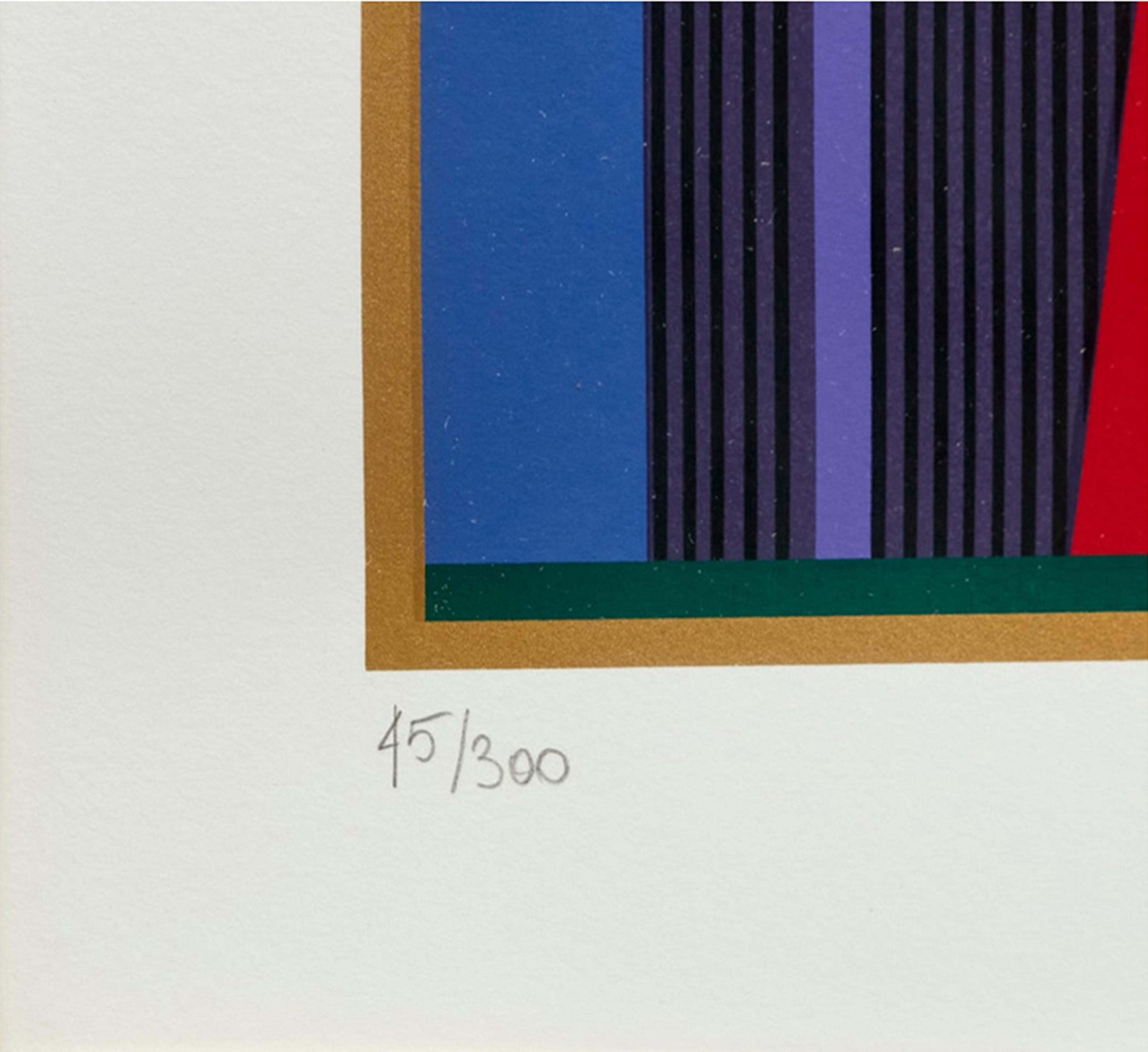 Al bar, serigrafia Art Deco di Giancarlo Impiglia in vendita 3