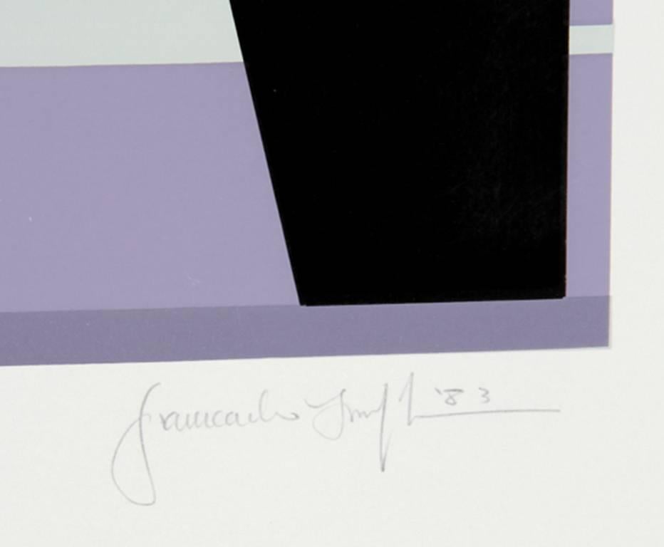 Black Tie, Art Deco Screenprint by Giancarlo Impiglia For Sale 1
