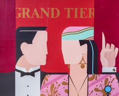 Grand Tier, serigrafia Art Deco di Giancarlo Impiglia