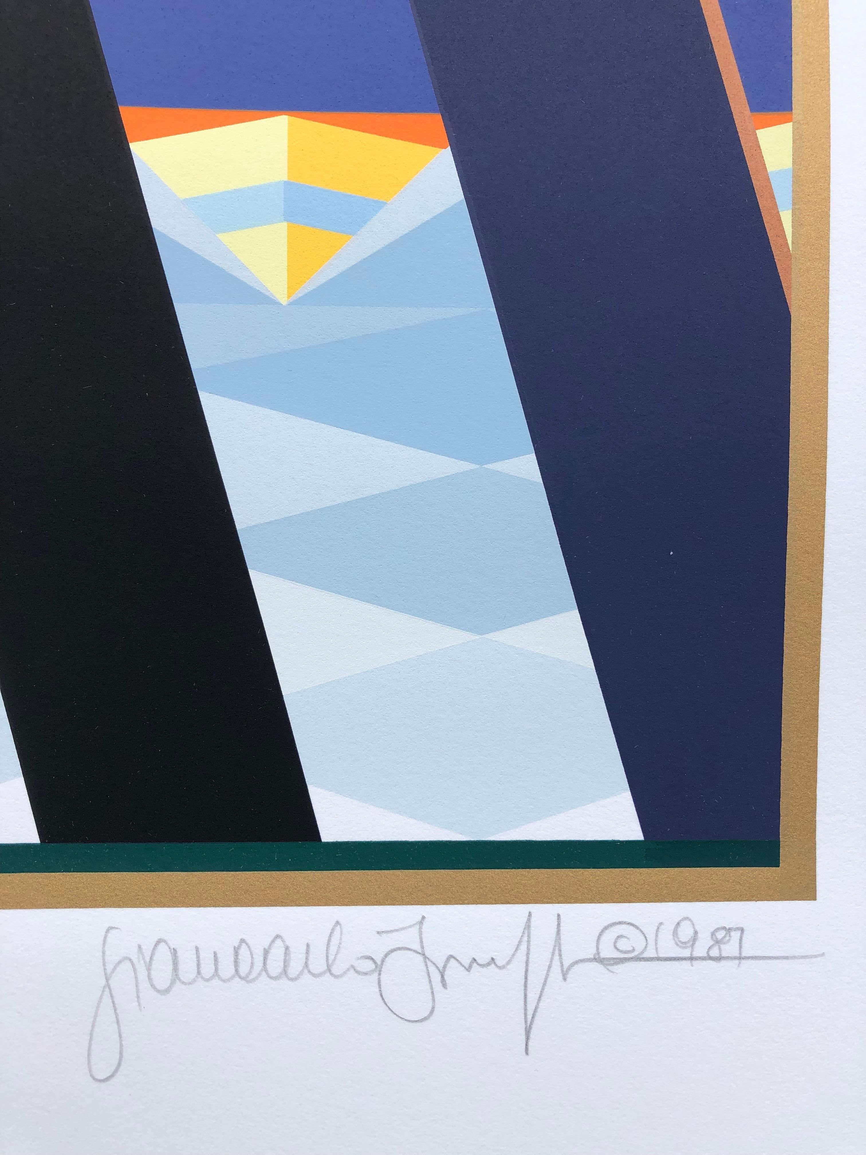 A rare hand-dated and signed serigraph by world-renowned Giancarlo Impiglia. Part of his famous 