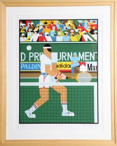 "Tennis Player, " Serigraph, 1982