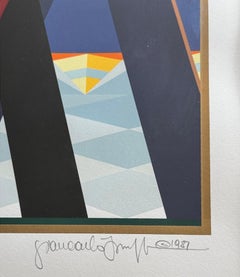 La Big Band, serigrafia Art Deco di Giancarlo Impiglia