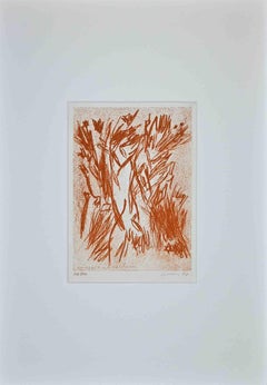 Homage to Jean Cocteau -  Lithograph by Giancarlo Limoni - 1987