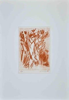 Homage to Jean Cocteau - Lithograph by Giancarlo Limoni - 1987