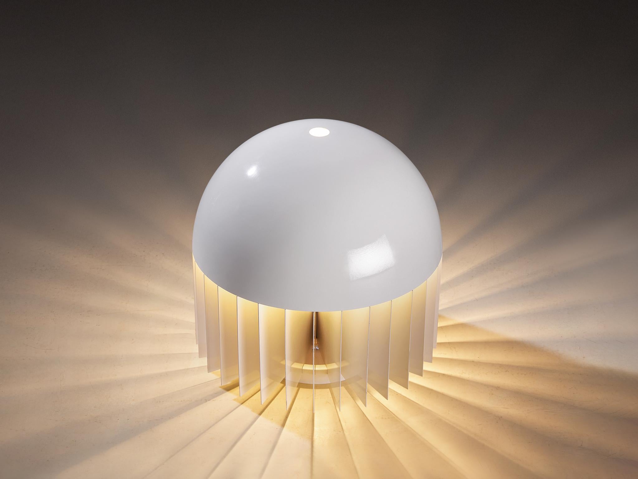 Giancarlo Mattioli for Sirrah, 'MT' floor or table lamp, lacquered aluminum, chrome-plated steel, Italy, 1969 

The versatile Italian designer, architect, and urban planner Giancarlo Mattioli (1933-2018) designed this MT lamp for Sirrah. A creator
