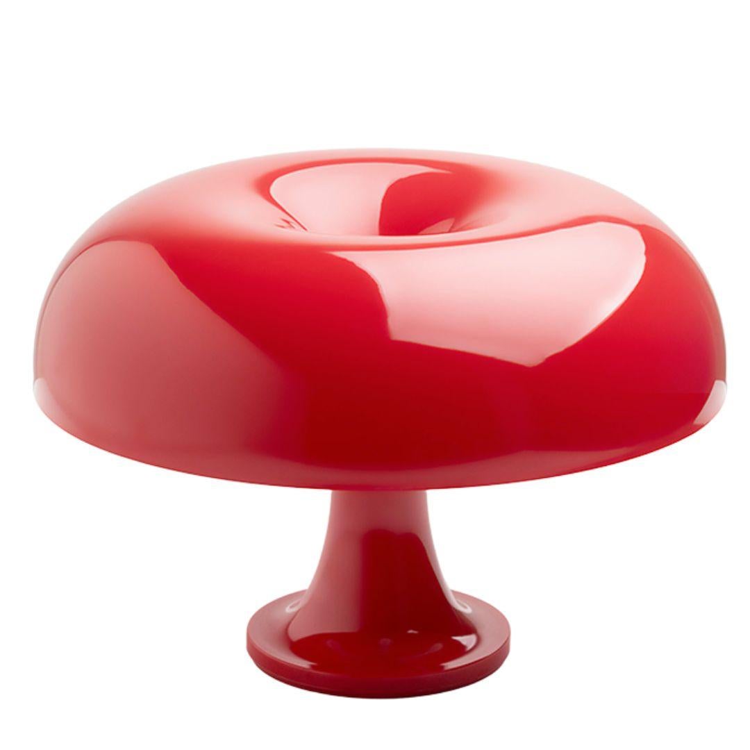 Giancarlo Mattioli 'Nessino' Table Lamp in Orange for Artemide For Sale 3